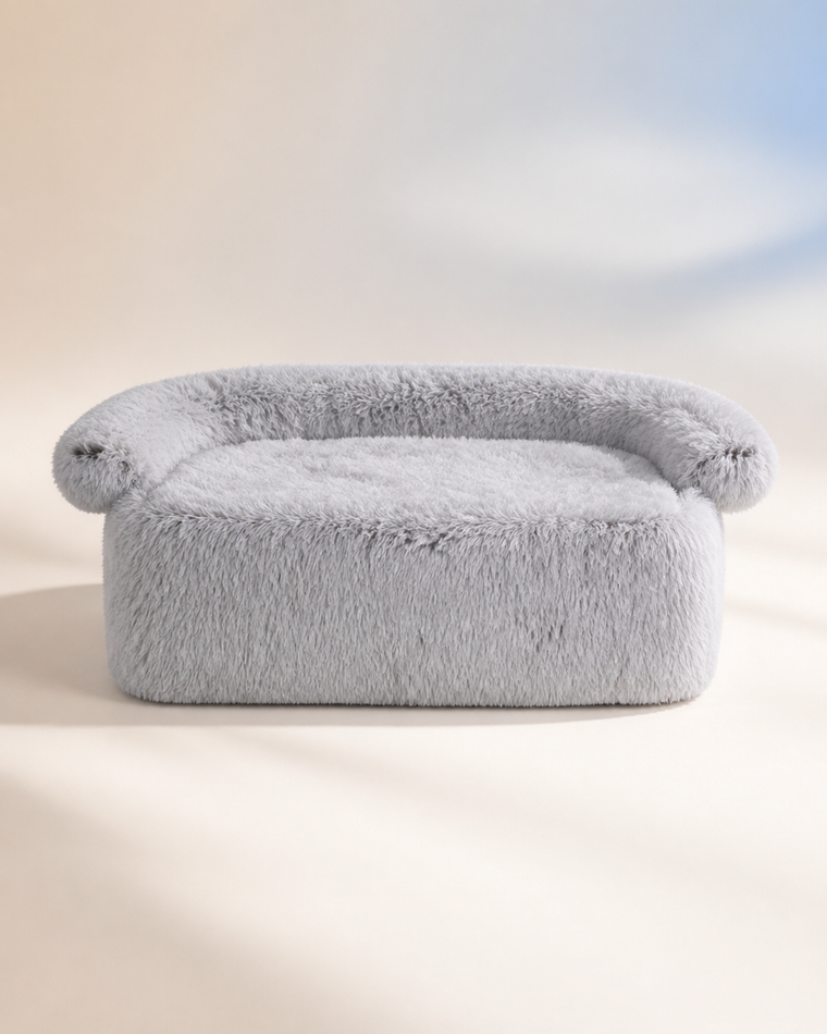 Plush Sofa Cover for Pets — front view