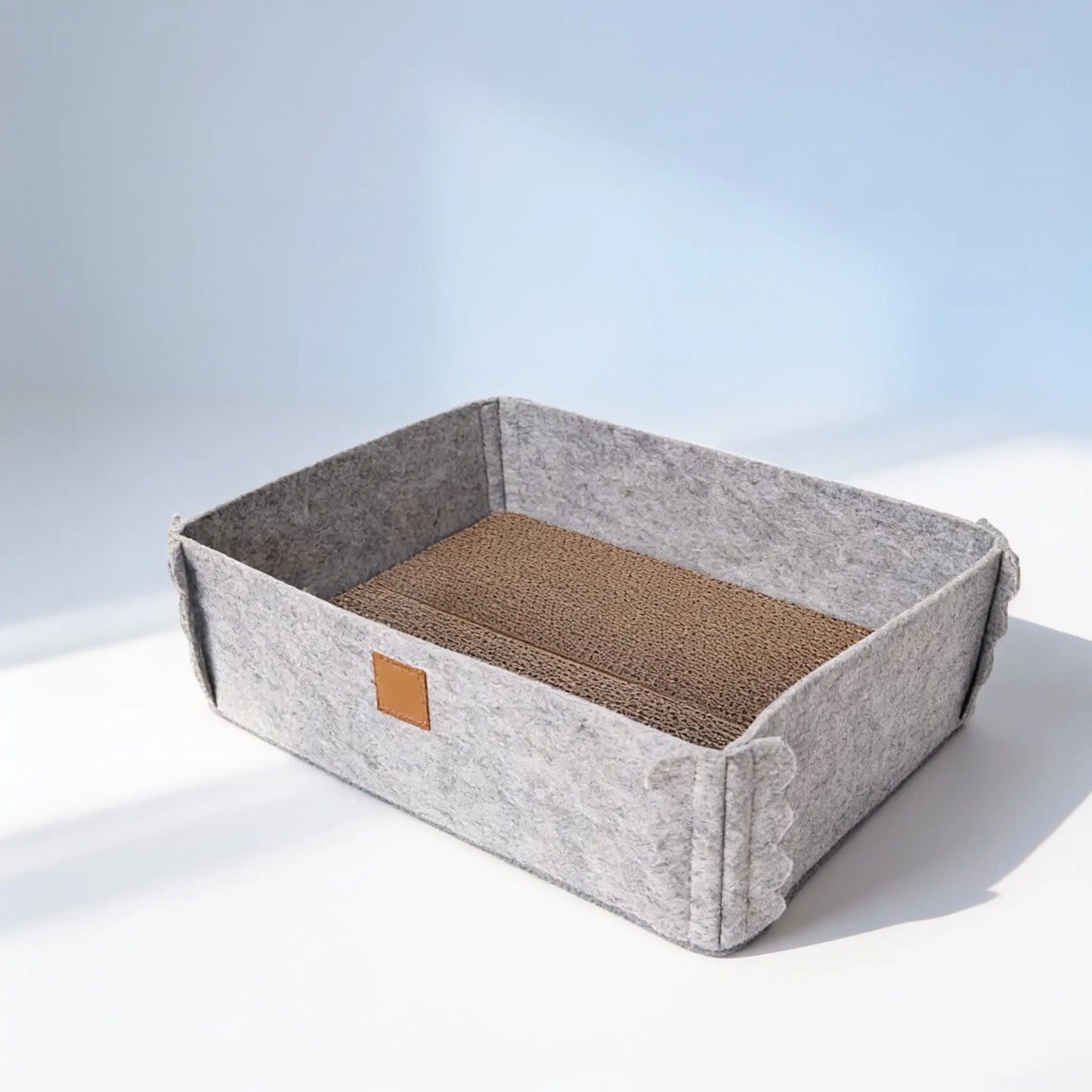 Blyio 2-in-1 Cat Scratcher & Felt Bed — product view 1