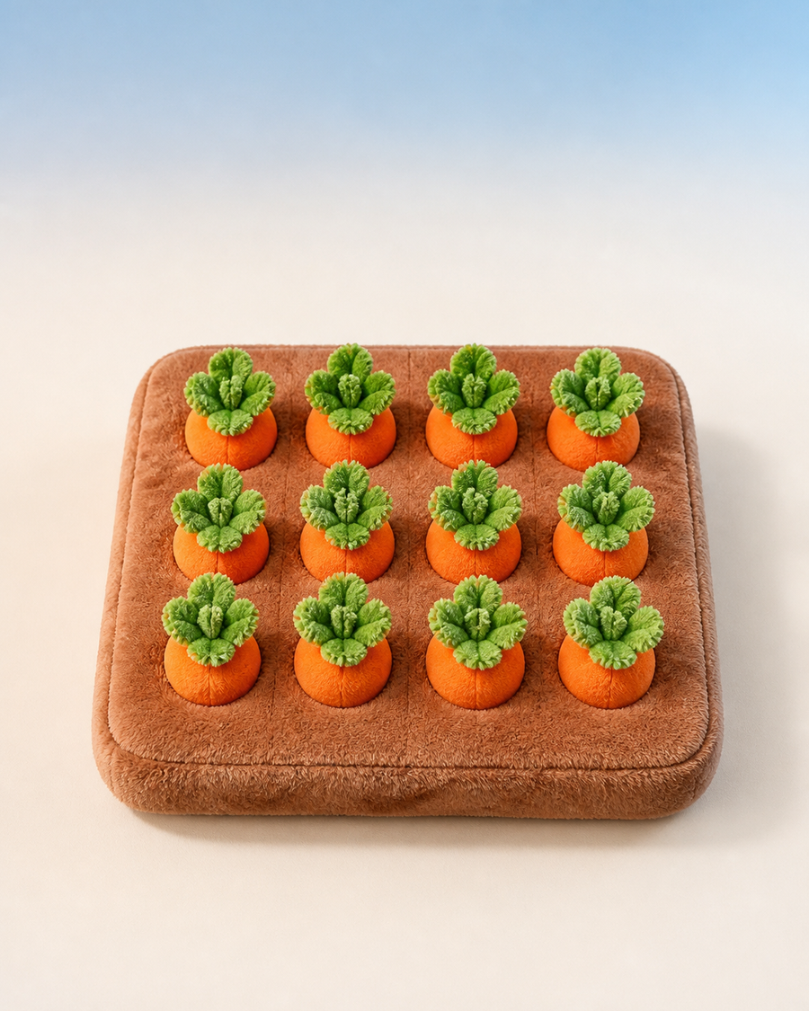 Carrot Garden Snuffle Toy (12 Carrots) — front view