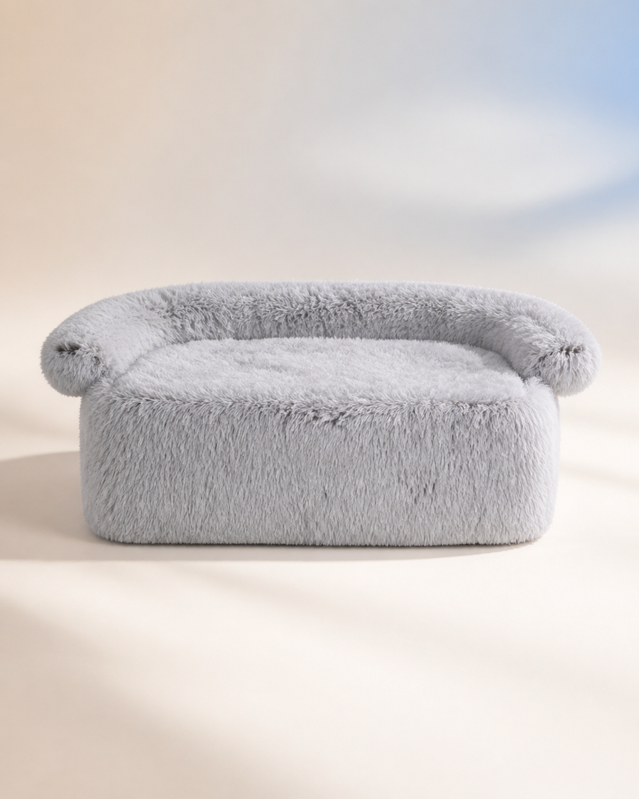 Plush Sofa Cover for Pets — front view
